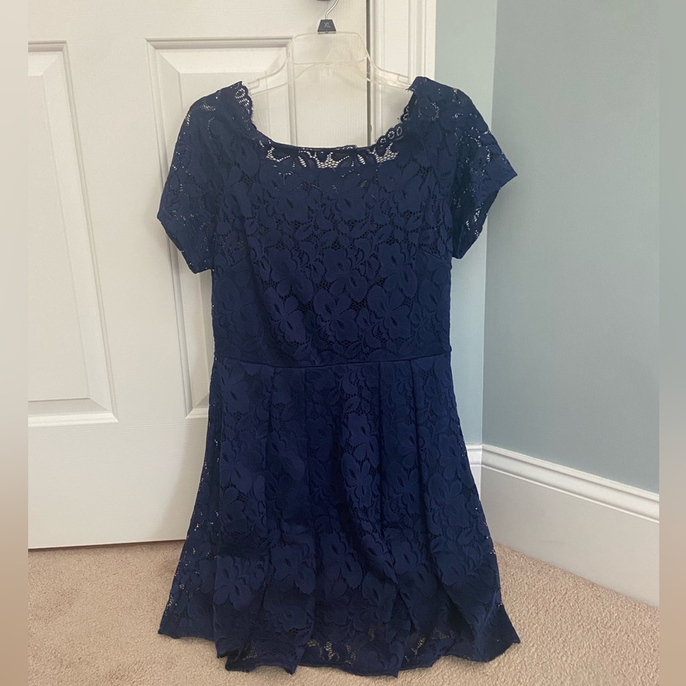 Short sleeve graduation/special event dress